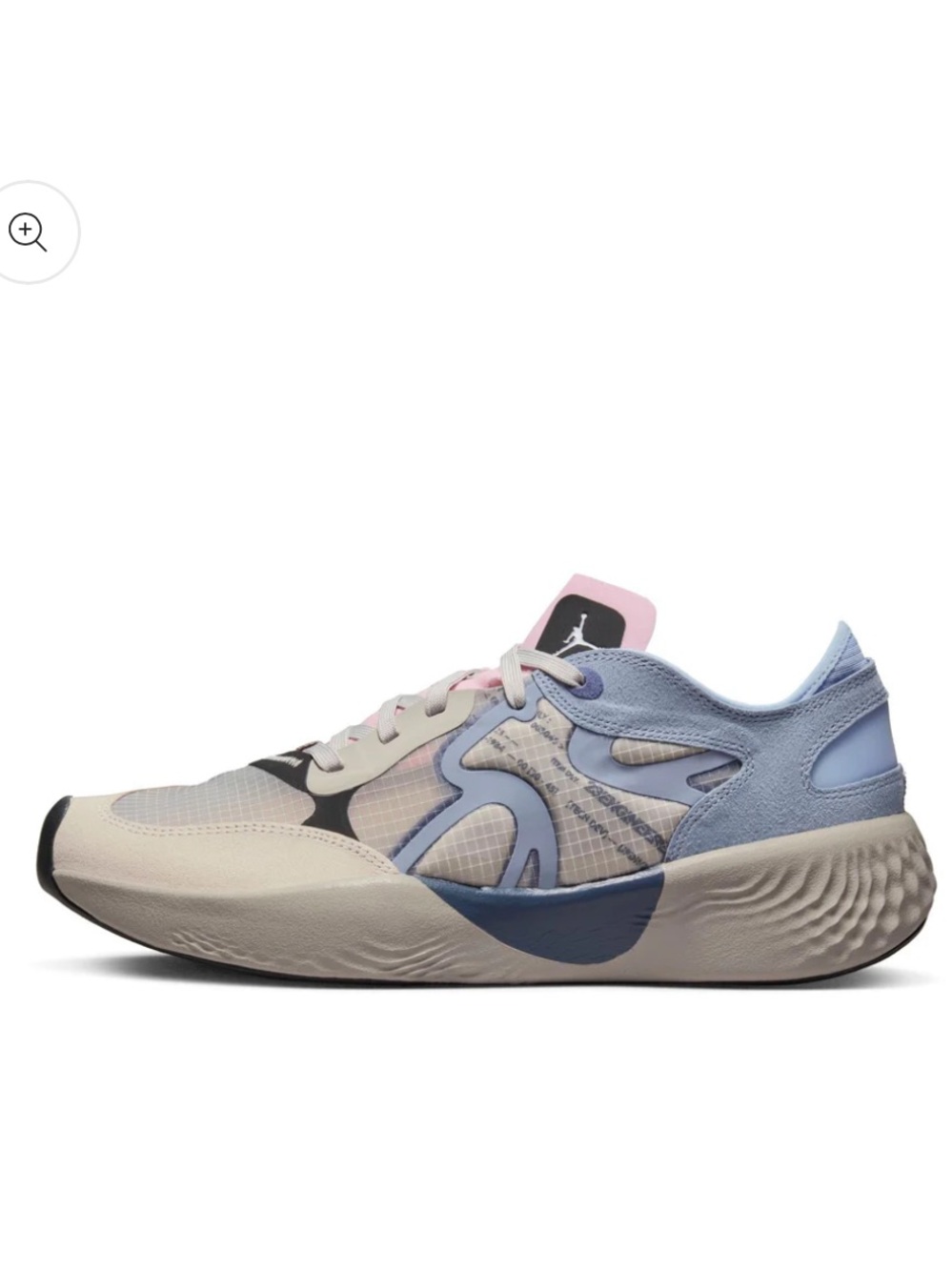 Jordan Men’s Delta 3 Low, Light Blue and Pink